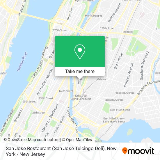 San Jose Restaurant (San Jose Tulcingo Deli) map