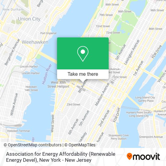 Association for Energy Affordability (Renewable Energy Devel) map