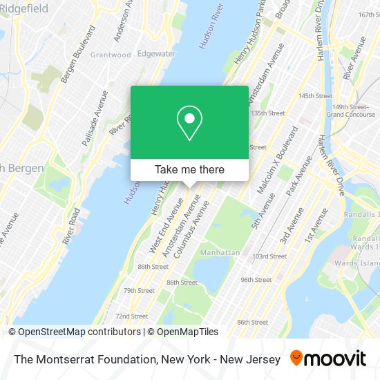 The Montserrat Foundation map