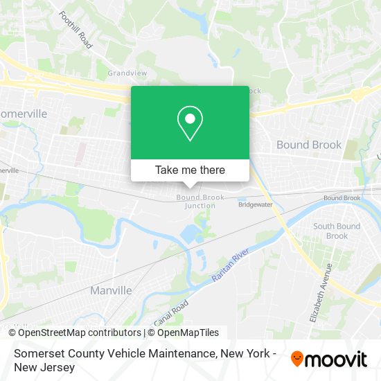 Somerset County Vehicle Maintenance map