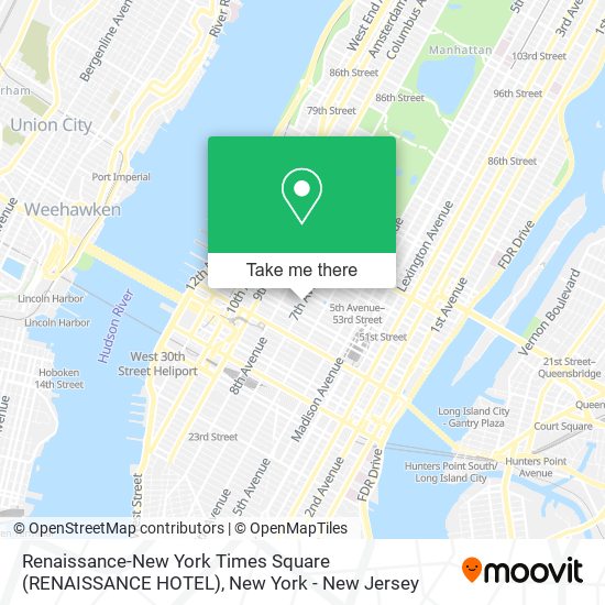 Renaissance-New York Times Square (RENAISSANCE HOTEL) map