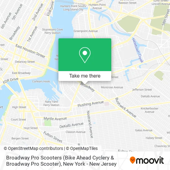 Mapa de Broadway Pro Scooters (Bike Ahead Cyclery & Broadway Pro Scooter)