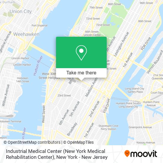 Mapa de Industrial Medical Center (New York Medical Rehabilitation Center)