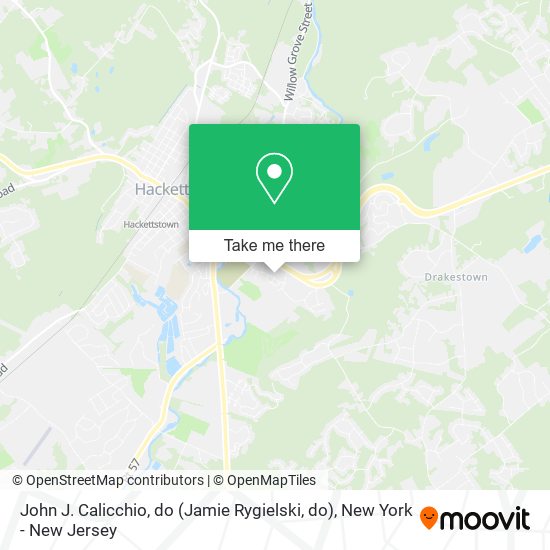 Mapa de John J. Calicchio, do (Jamie Rygielski, do)