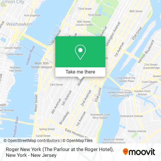 Roger New York (The Parlour at the Roger Hotel) map