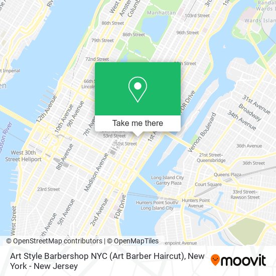 Art Style Barbershop NYC (Art Barber Haircut) map