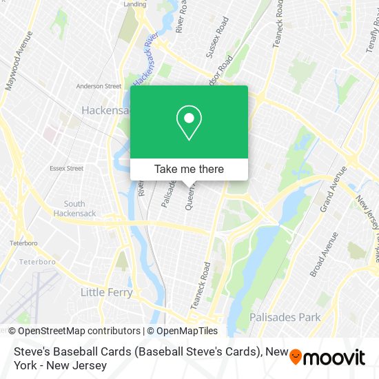 Mapa de Steve's Baseball Cards
