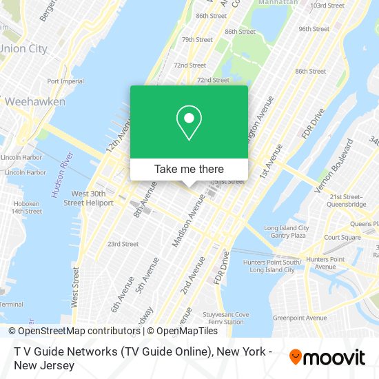 Mapa de T V Guide Networks (TV Guide Online)