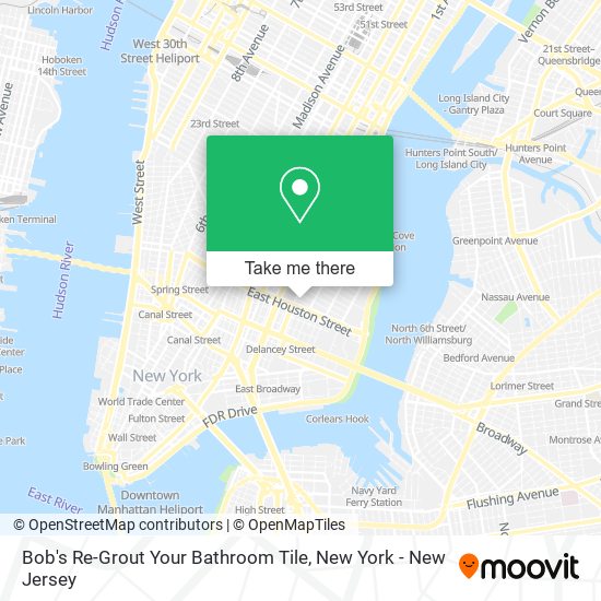 Bob's Re-Grout Your Bathroom Tile map