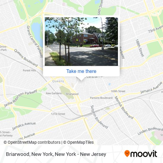 Briarwood, New York map
