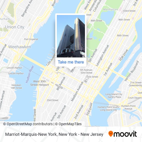 Marriot-Marquis-New York map