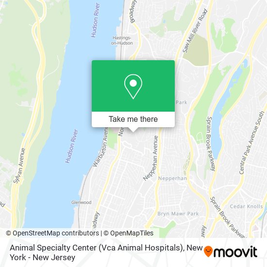 Mapa de Animal Specialty Center (Vca Animal Hospitals)
