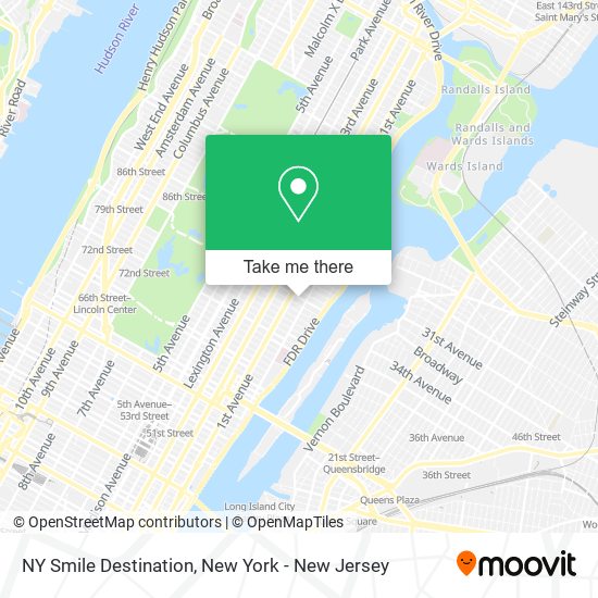 NY Smile Destination map