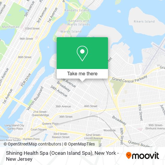 Mapa de Shining Health Spa (Ocean Island Spa)