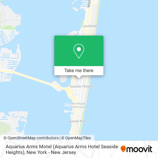 Aquarius Arms Motel (Aquarius Arms Hotel Seaside Heights) map