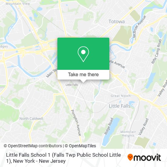 Little Falls School 1 (Falls Twp Public School Little 1) map