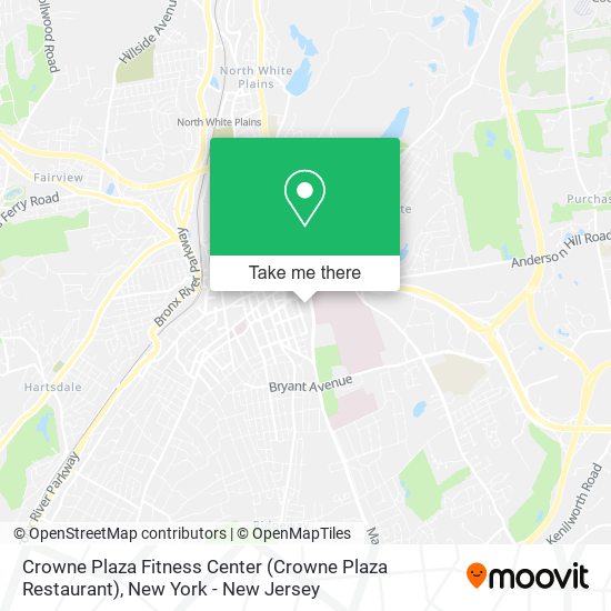 Mapa de Crowne Plaza Fitness Center (Crowne Plaza Restaurant)