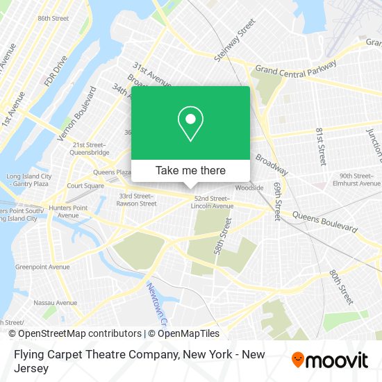 Mapa de Flying Carpet Theatre Company