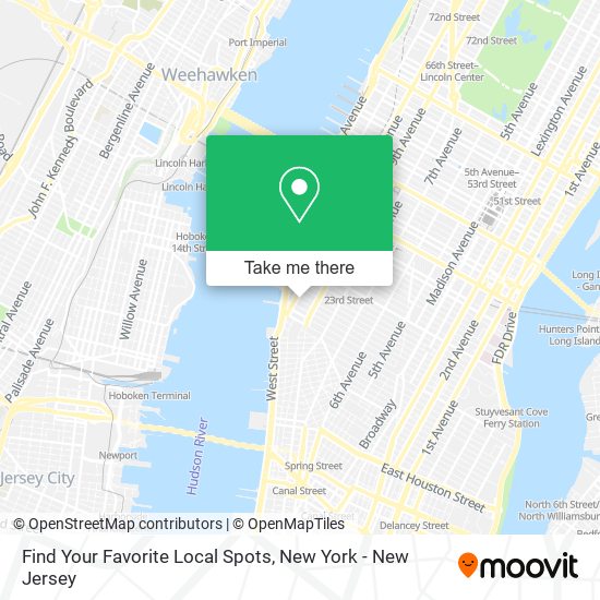 Mapa de Find Your Favorite Local Spots