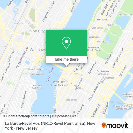 La Barca-Revel Pos (NRLC-Revel Point of sa) map