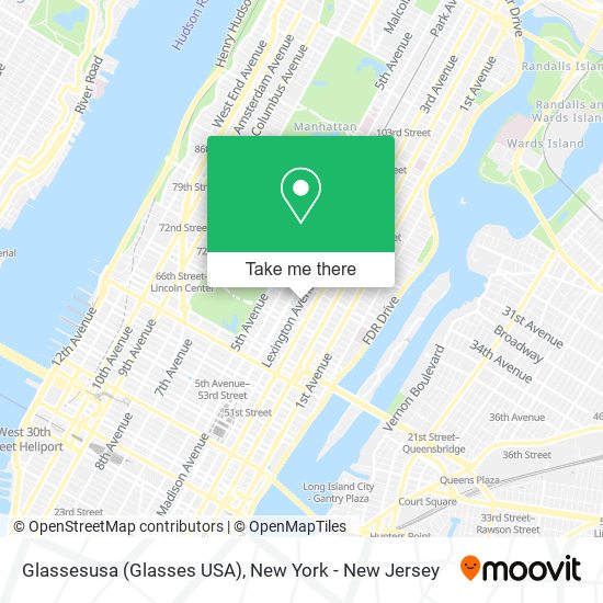 Glassesusa (Glasses USA) map