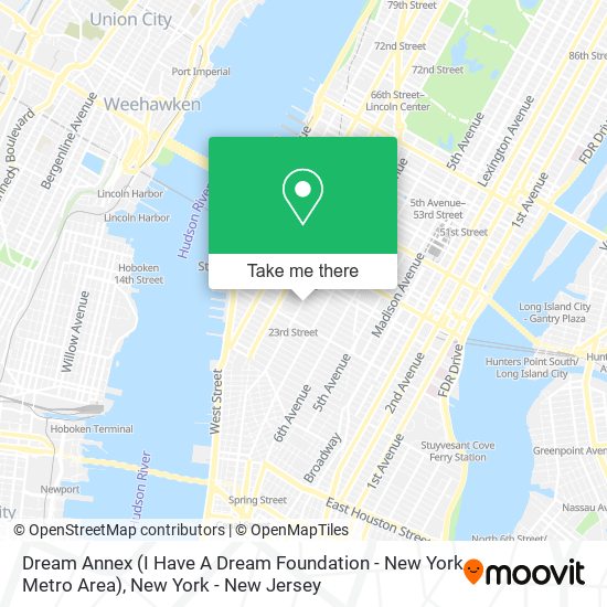 Dream Annex (I Have A Dream Foundation - New York Metro Area) map