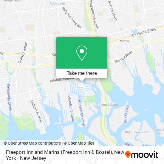 Freeport Inn and Marina (Freeport Inn & Boatel) map