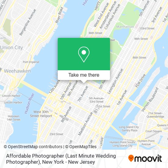 Mapa de Affordable Photographer (Last Minute Wedding Photographer)