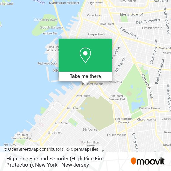 Mapa de High Rise Fire and Security (High Rise Fire Protection)