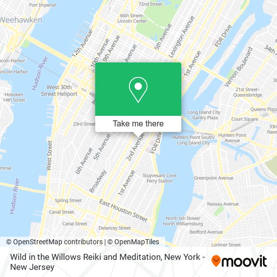 Wild in the Willows Reiki and Meditation map
