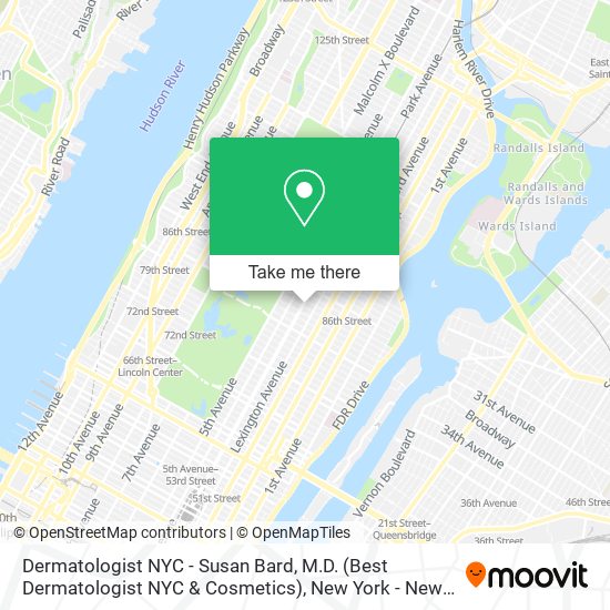 Mapa de Dermatologist NYC - Susan Bard, M.D. (Best Dermatologist NYC & Cosmetics)
