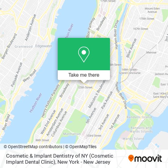 Cosmetic & Implant Dentistry of NY (Cosmetic Implant Dental Clinic) map