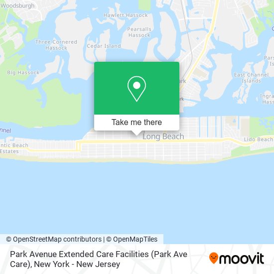 Mapa de Park Avenue Extended Care Facilities (Park Ave Care)