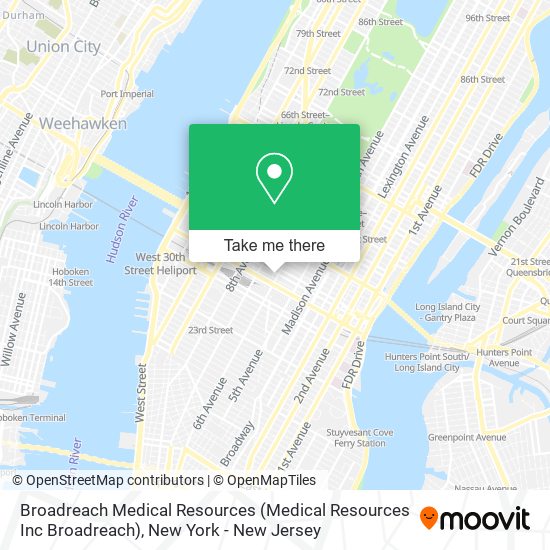 Mapa de Broadreach Medical Resources