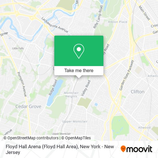 Mapa de Floyd Hall Arena (Floyd Hall Area)