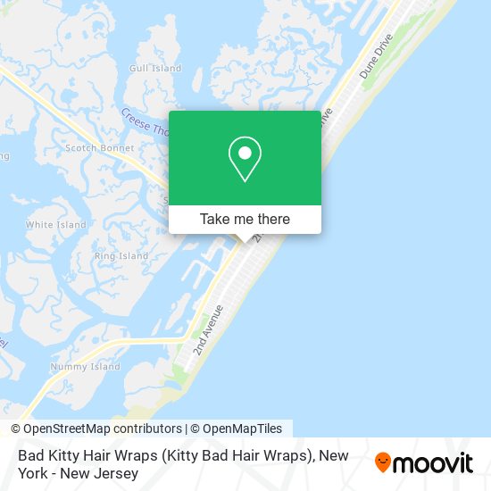 Bad Kitty Hair Wraps map