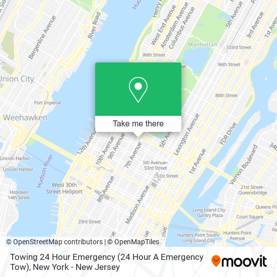 Towing 24 Hour Emergency (24 Hour A Emergency Tow) map