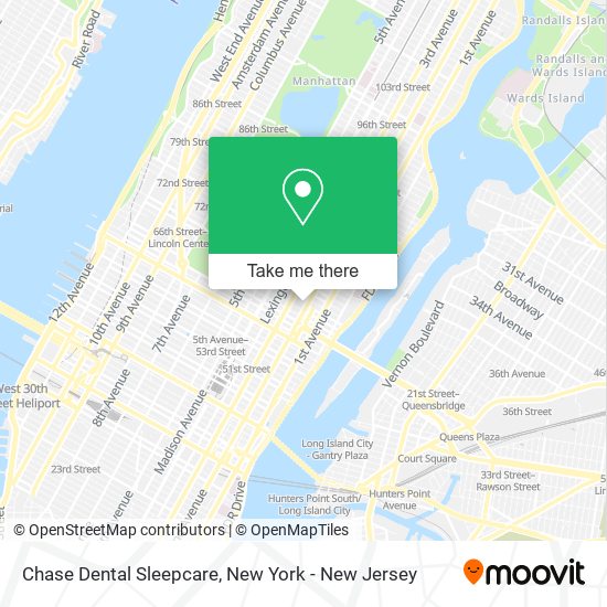 Chase Dental Sleepcare map