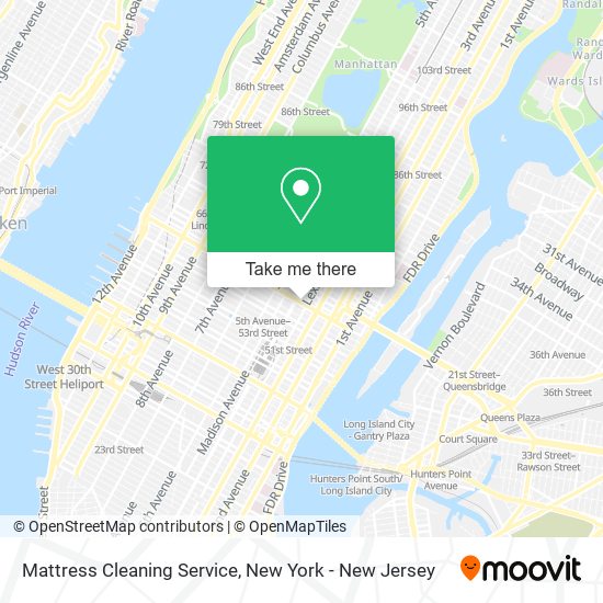 Mattress Cleaning Service map
