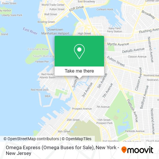 Omega Express (Omega Buses for Sale) map