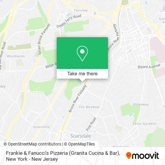 Frankie & Fanucci's Pizzeria (Granita Cucina & Bar) map