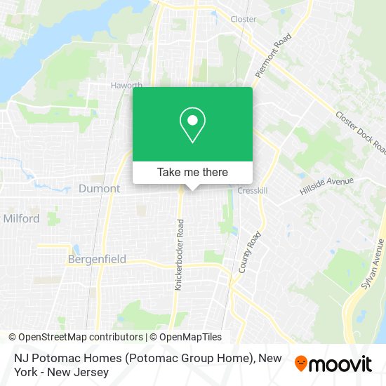 NJ Potomac Homes (Potomac Group Home) map