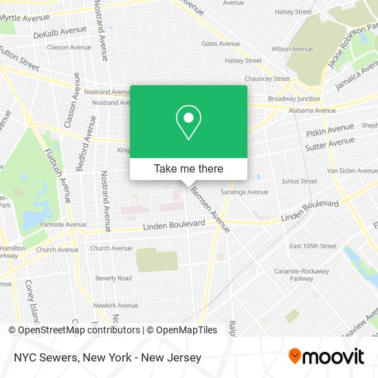 Mapa de NYC Sewers