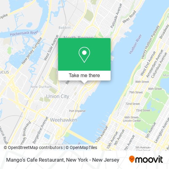 Mapa de Mango's Cafe Restaurant