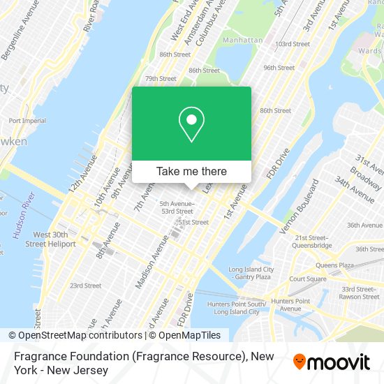 Mapa de Fragrance Foundation (Fragrance Resource)