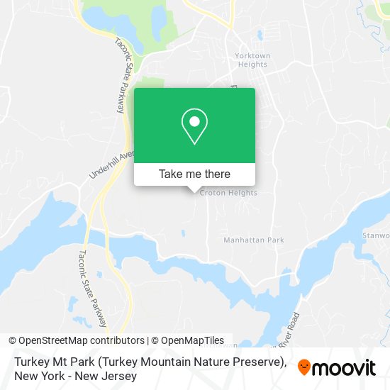Mapa de Turkey Mt Park (Turkey Mountain Nature Preserve)
