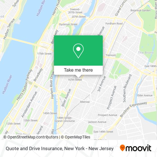 Mapa de Quote and Drive Insurance