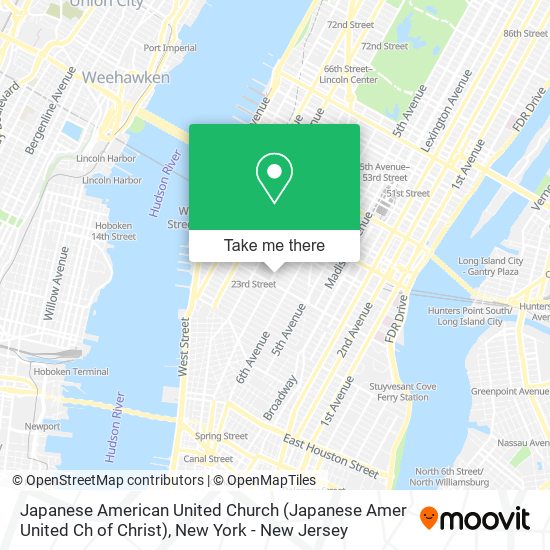 Japanese American United Church (Japanese Amer United Ch of Christ) map