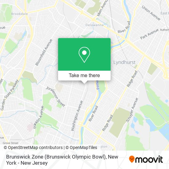 Brunswick Zone (Brunswick Olympic Bowl) map