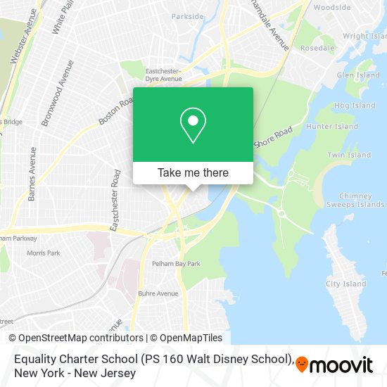 Equality Charter School (PS 160 Walt Disney School) map